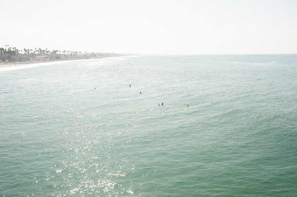 Surfer Line-up - Southern California