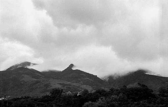 Low Clouds over the Wasatch Mountains