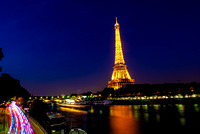 The Tower, the river, and the traffic - Paris